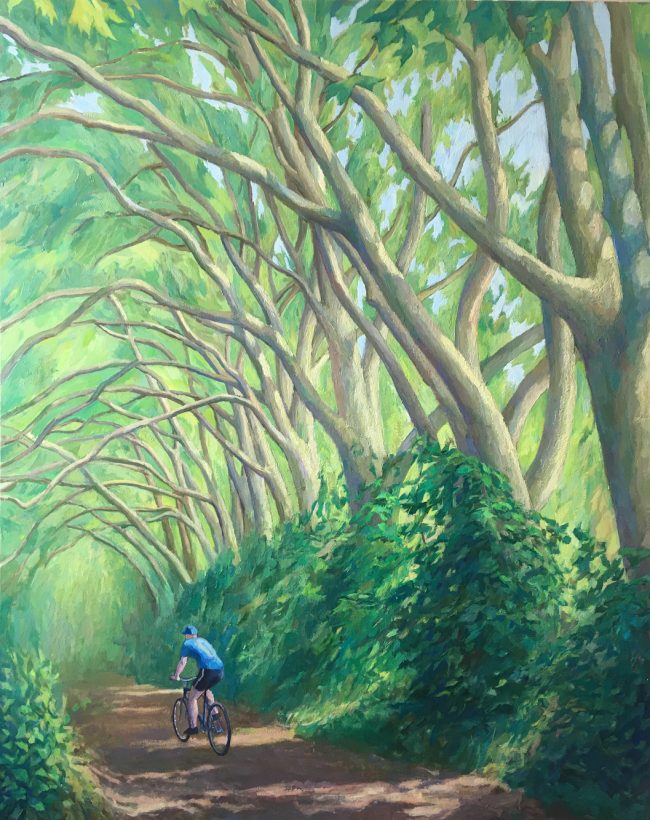 Plane Trees on Hackney Marshes in Summer, 2023