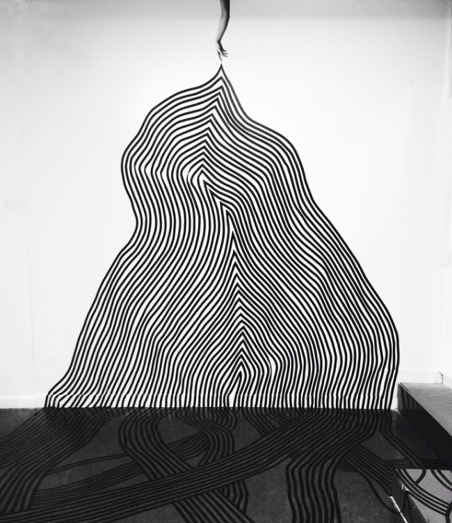 Tape Installation, 2015