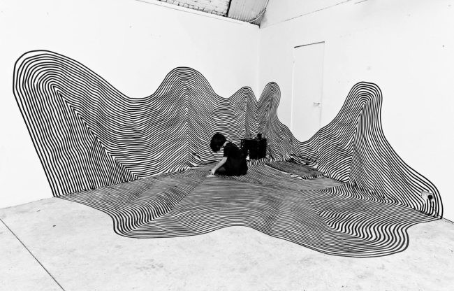 Tape Installation, 2016